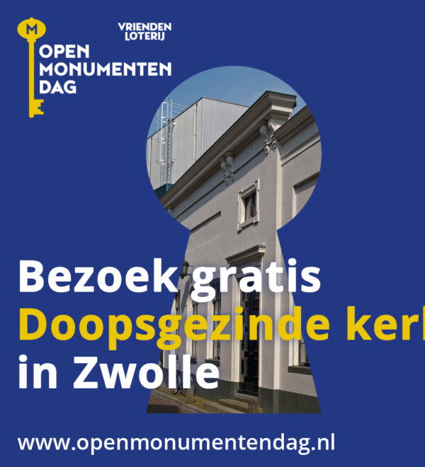 Open Monumentendag zaterdag 14 september