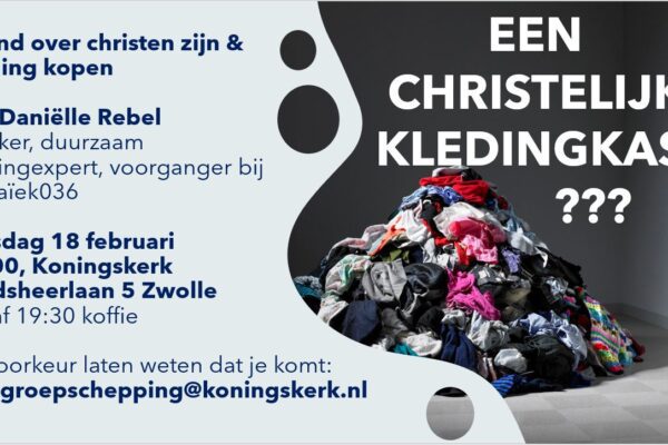 Deze avond gaat door vervelende persoonlijke omstandigheden van de inleider niet door