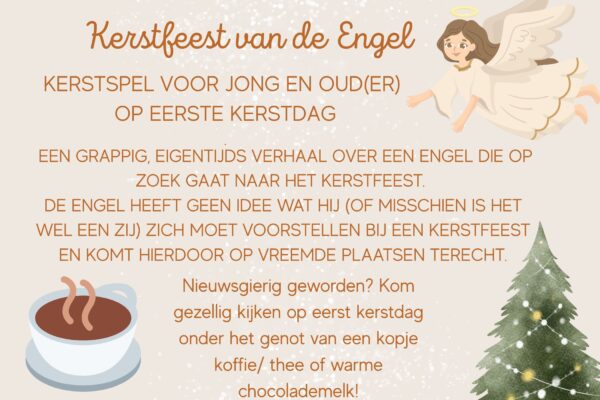 Kerstspel eerste kerstdag voor jong en oud(er)